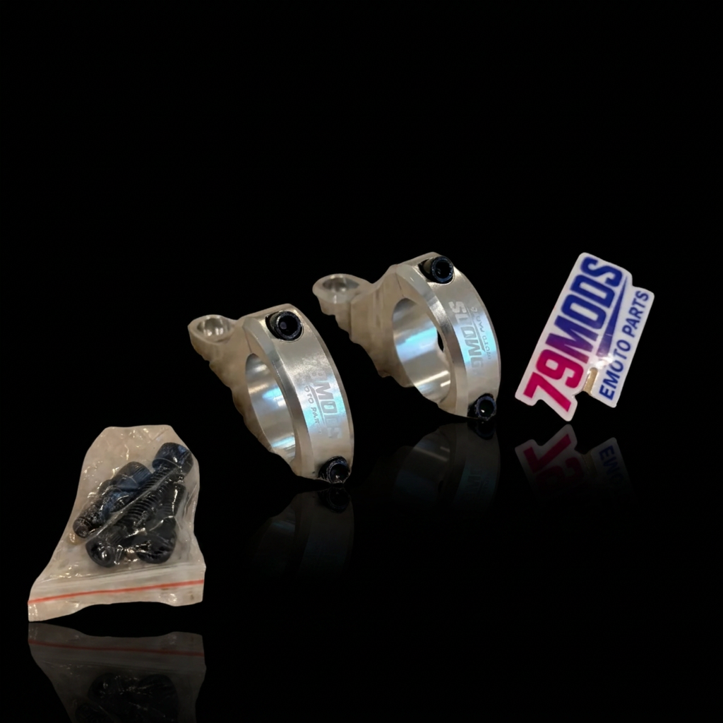 Chrome Direct Handlebar Stem Mount (All Emotos)