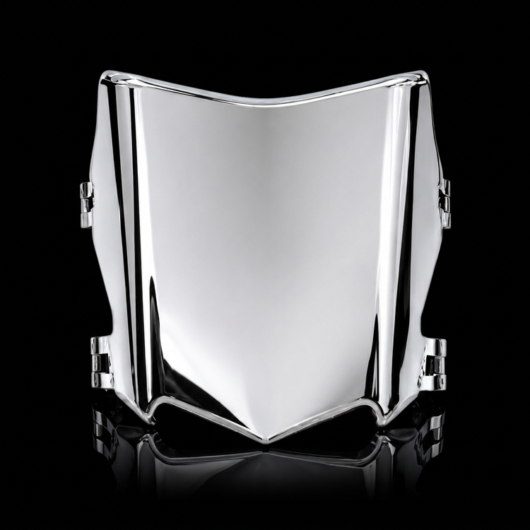 Mirror Chrome Motocutz Style Plate