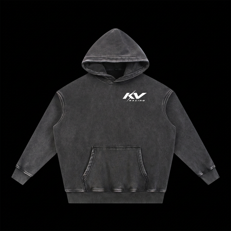 KV Racing Snow Wash Oversized Hoodie